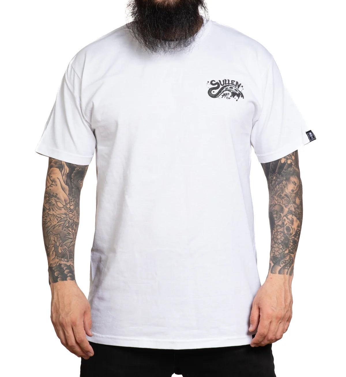 SULLEN CLOTHING BLXCK OCTOPUS WHITE STANDARD T-SHIRT