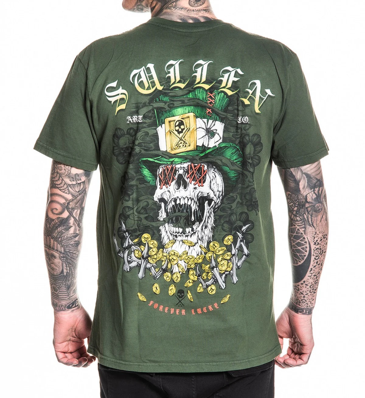 SULLEN CLOTHING FOREVER LUCKY ST. PATRICK'S DAY  T-SHIRT