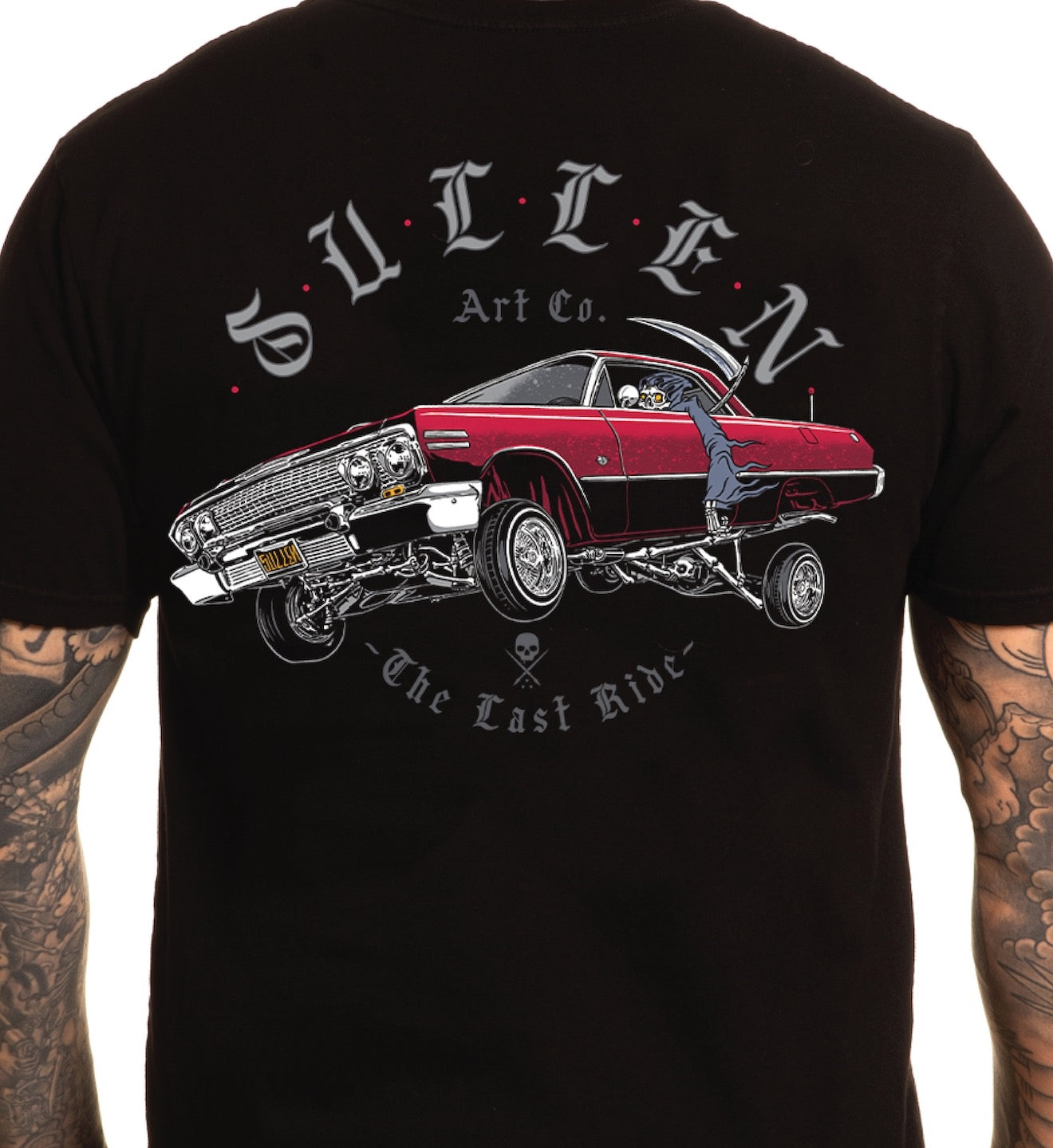 SULLEN CLOTHING FINAL RIDE PREMIUM BLACK T-SHIRT