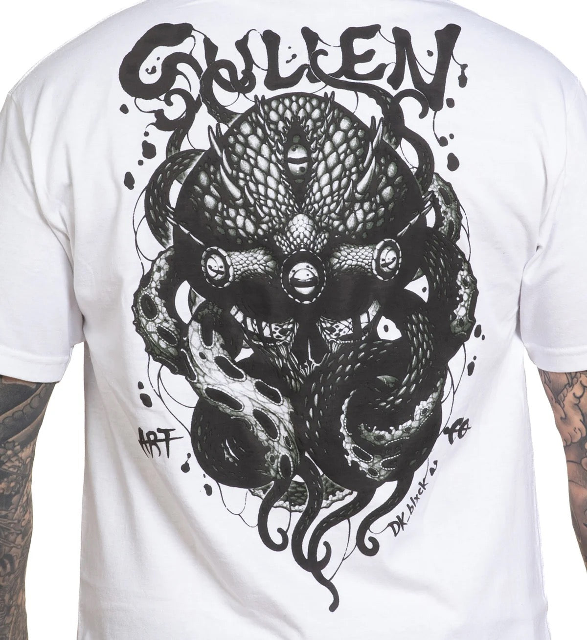 SULLEN CLOTHING BLXCK OCTOPUS WHITE STANDARD T-SHIRT