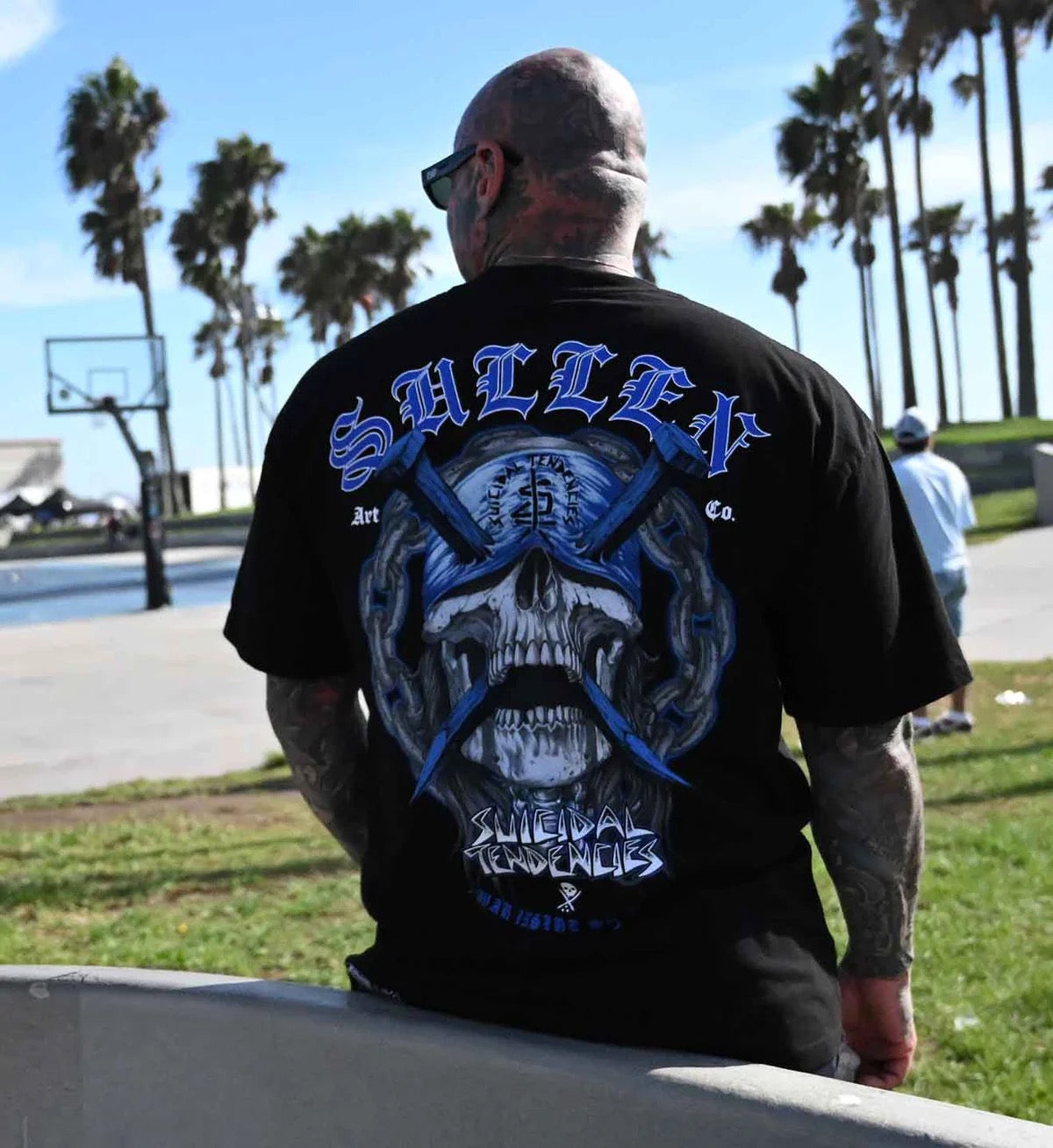 SULLEN CLOTHING X SUICIDAL TENDENCIES ST WAR HEAD "1 TON" PREMIUM T-SHIRT