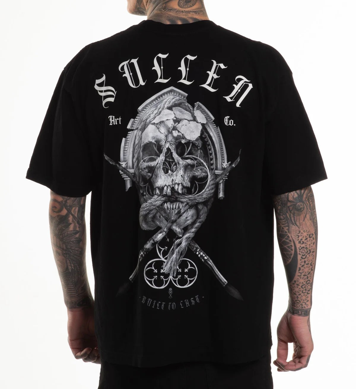 SULLEN CLOTHING OCULUS BADGE "1 TON" OVERSIZED HEAVYWEIGHT PREMIUM T-SHIRT