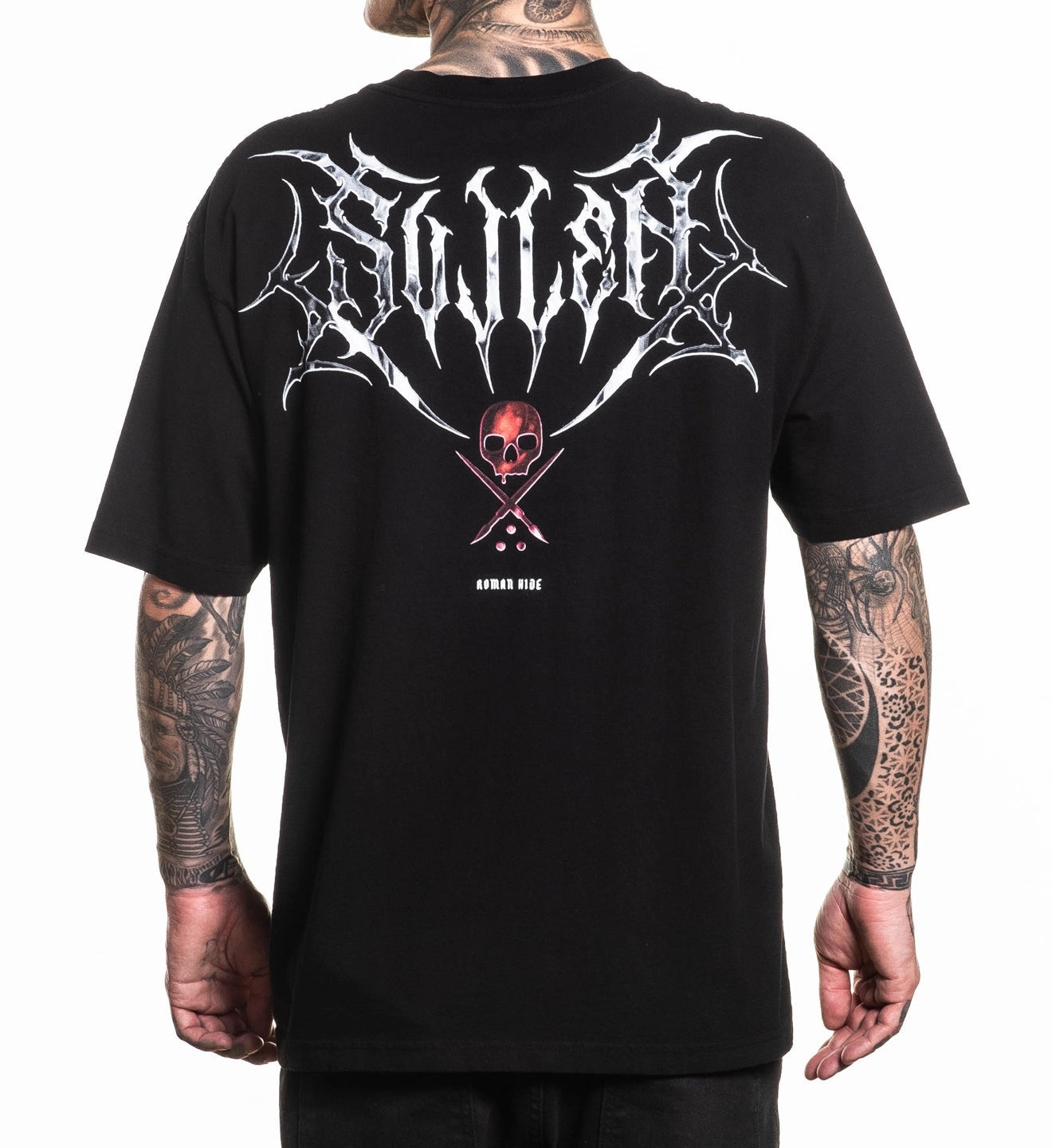 SULLEN CLOTHING ROMAN SKULL "1 TON" OVERSIZED PREMIUM HEAVYWEIGHT T-SHIRT