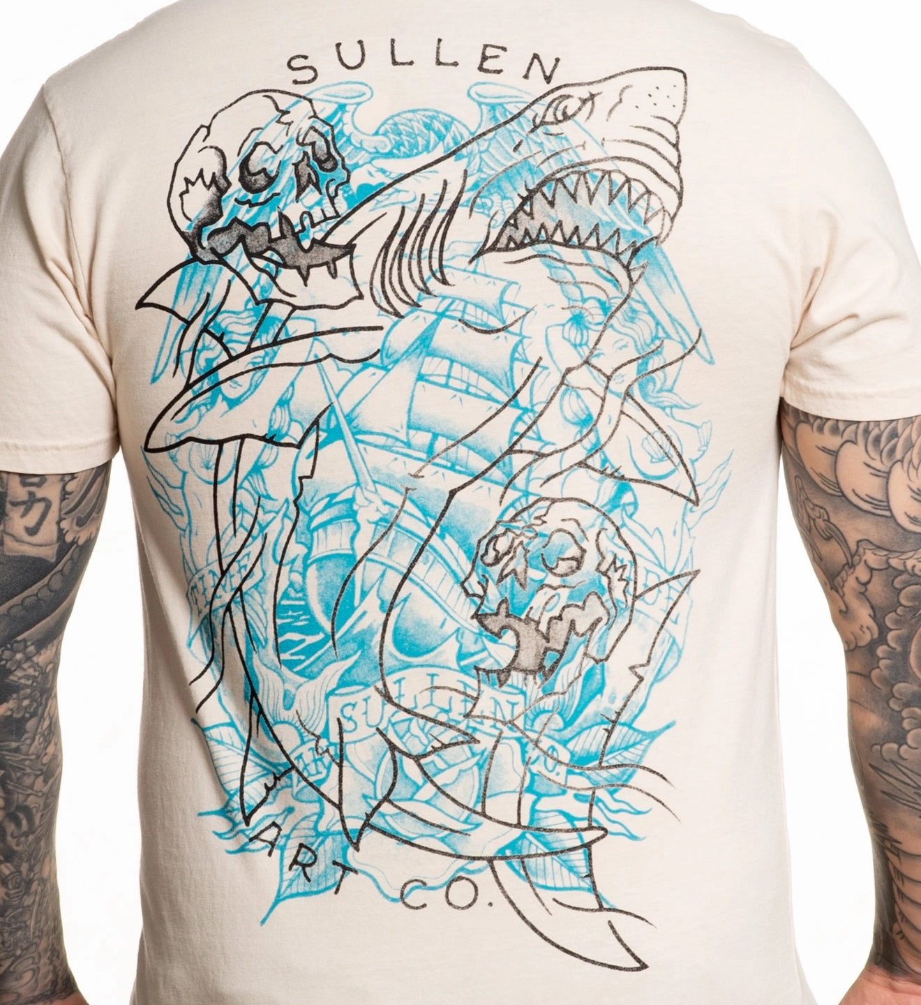 SULLEN CLOTHING SHIPWRECKED PARCHMENT WHITE PREMIUM T-SHIRT