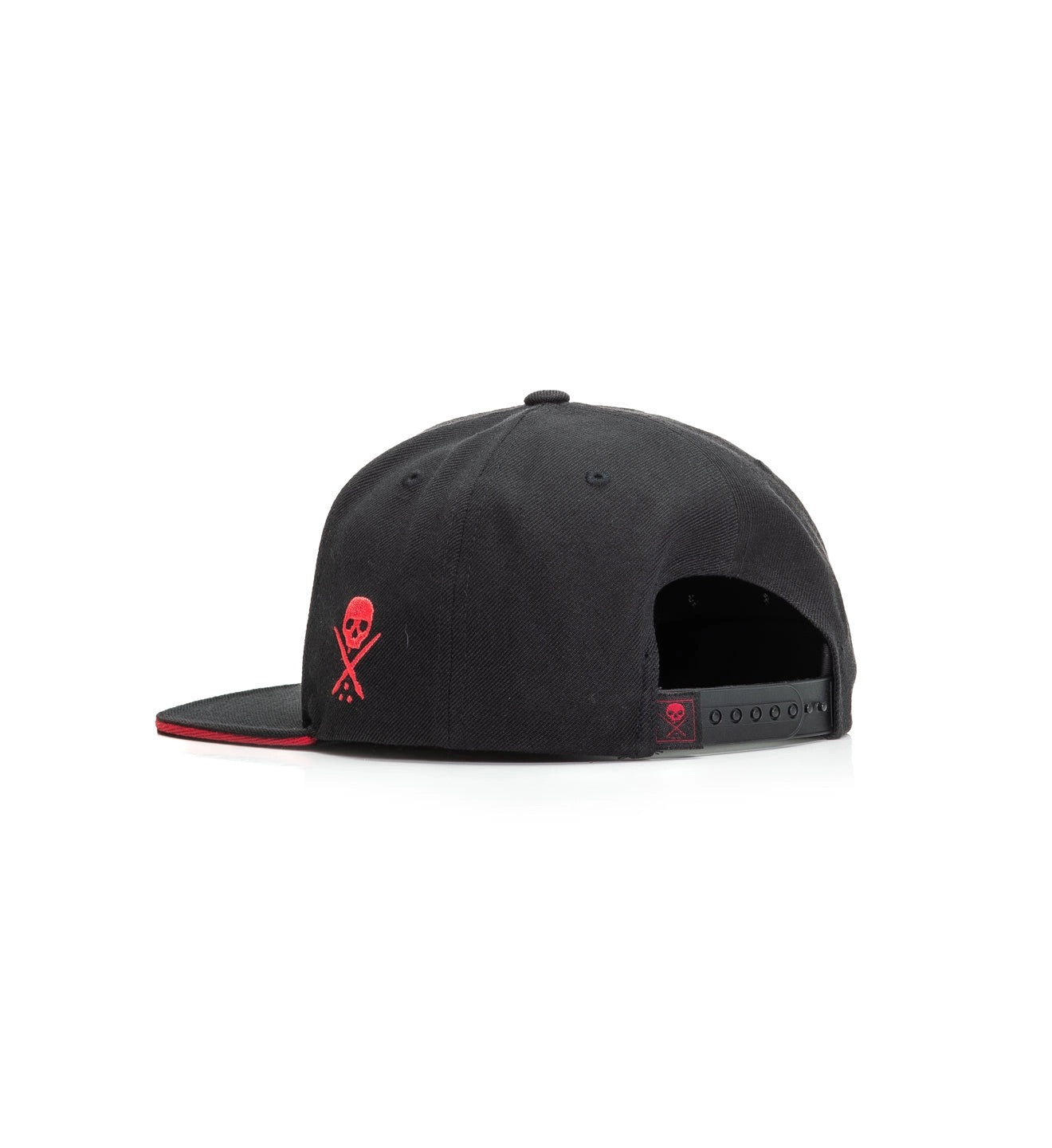 SULLEN CLOTHING STRIKE BLACK & RED SNAPBACK CAP HAT