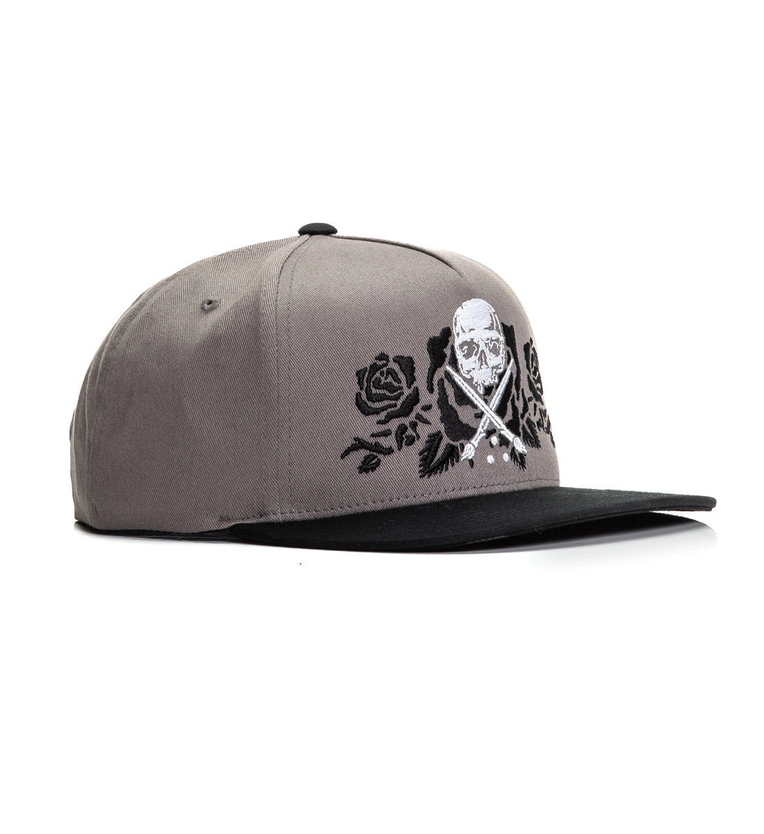 SULLEN CLOTHING PASADENA GREY & BLACK SNAPBACK CAP