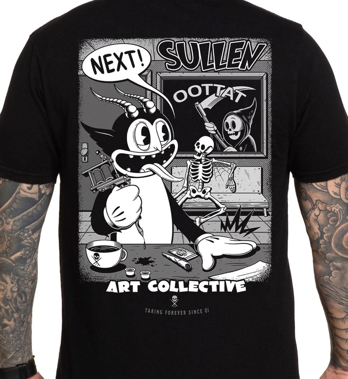 SULLEN CLOTHING TAKING FOREVER "1 TON" OVERSIZED HEAVYWEIGHT PREMIUM T-SHIRT