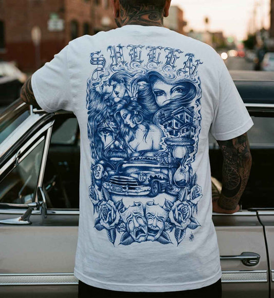 SULLEN CLOTHING SAD BOY WHITE STANDARD T-SHIRT