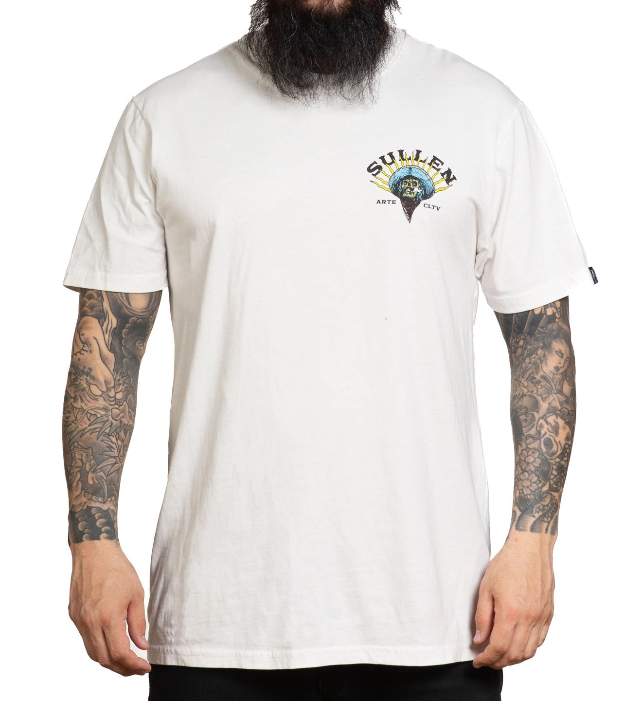 SULLEN CLOTHING LOW LANDS WHITE PREMIUM T-SHIRT