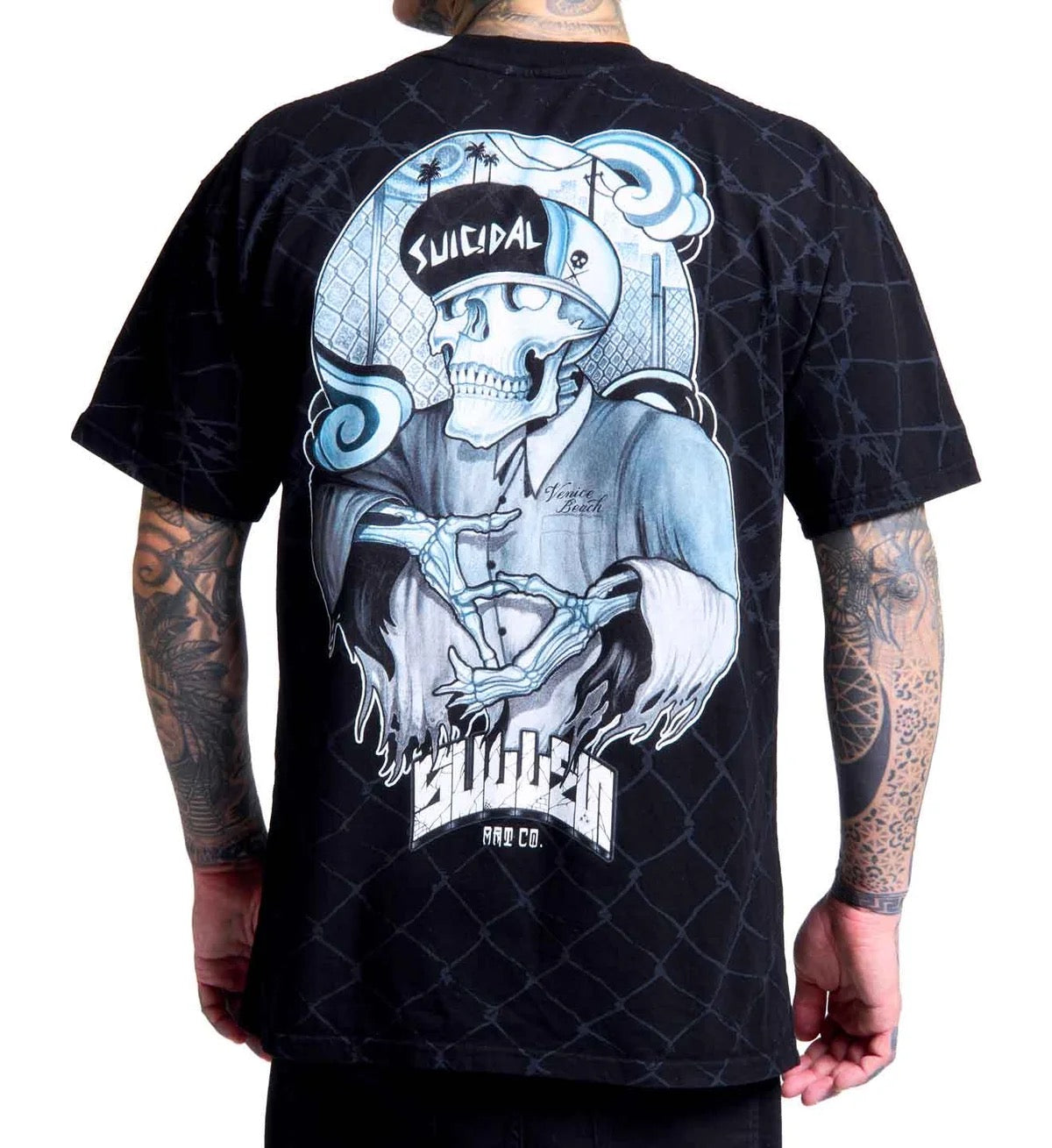 SULLEN CLOTHING X SUICIDAL TENDENCIES ST X SAC "1 TON" OVERSIZED HEAVYWEIGHT PREMIUM T-SHIRT (Copy)