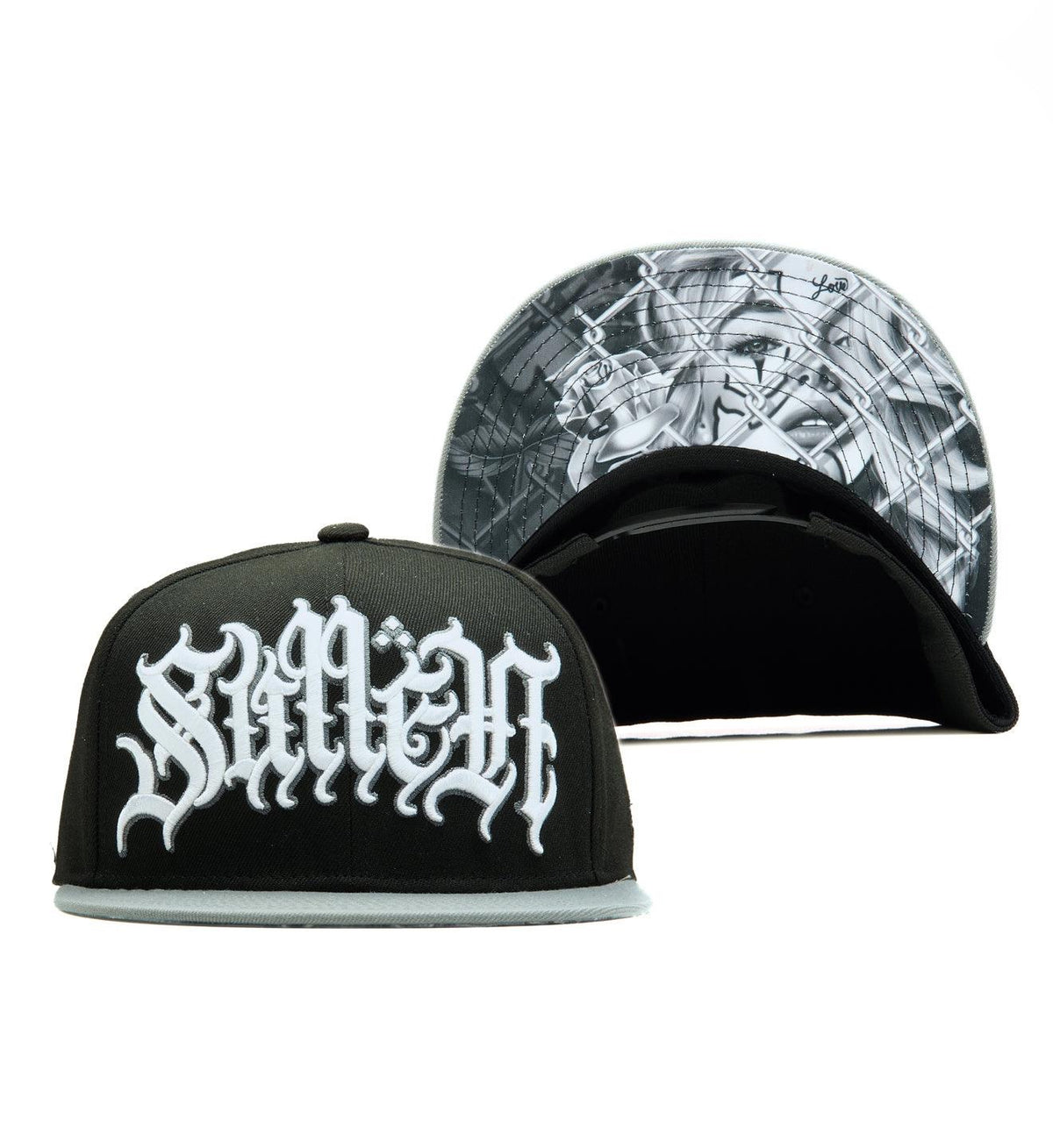 SULLEN CLOTHING FORBIDDEN LOVE SNAPBACK CAP + LANYARD