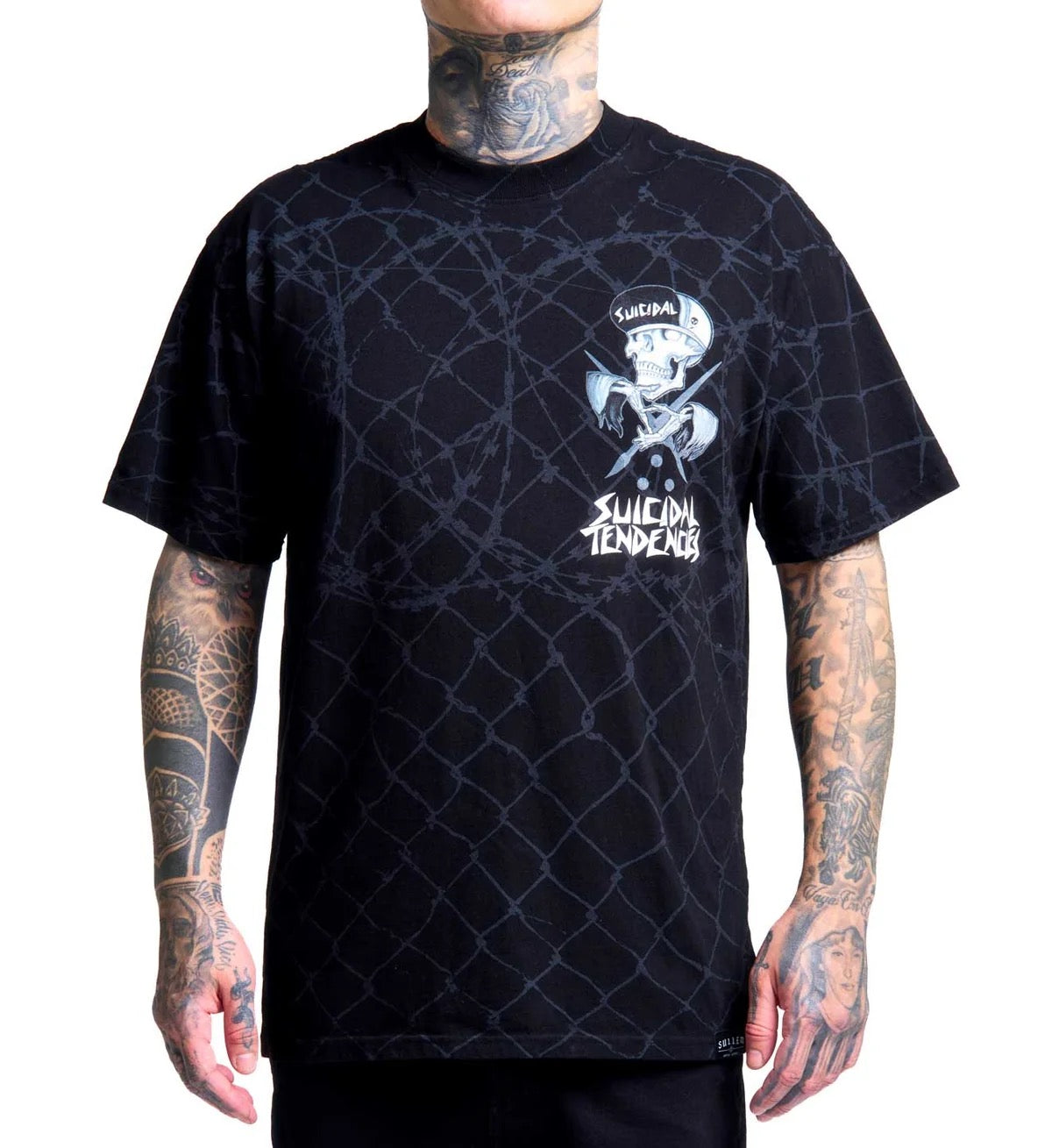 SULLEN CLOTHING X SUICIDAL TENDENCIES ST X SAC "1 TON" OVERSIZED HEAVYWEIGHT PREMIUM T-SHIRT (Copy)