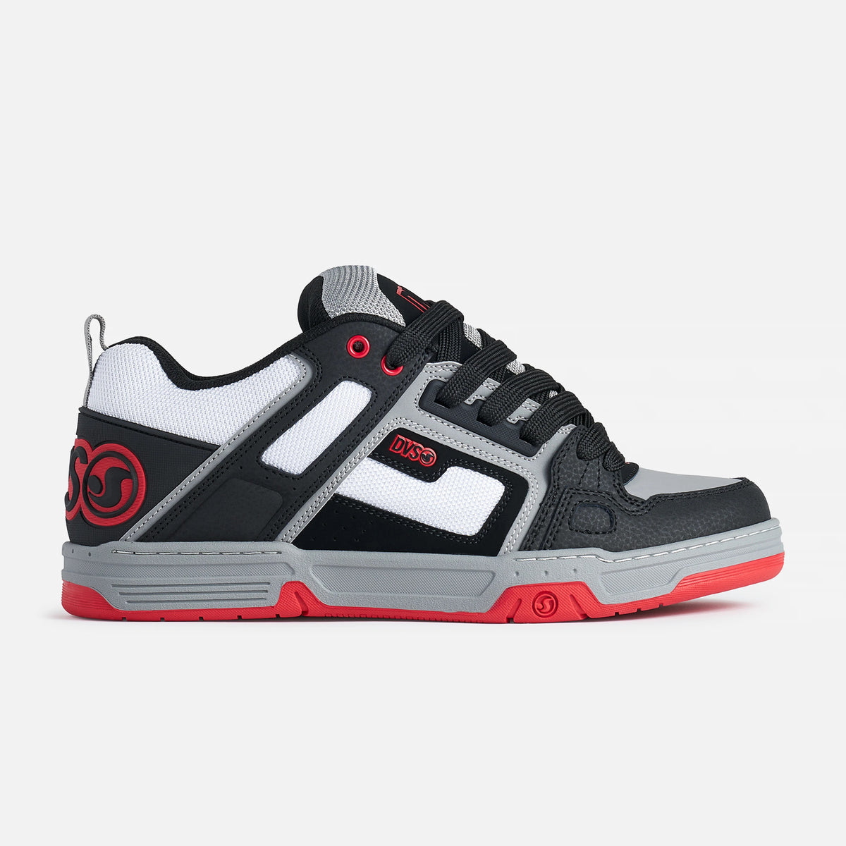 DVS COMANCHE SKATE SHOES BLACK WHITE CHARCOAL TRAINERS