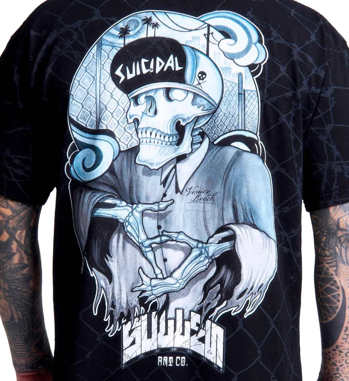 SULLEN CLOTHING X SUICIDAL TENDENCIES ST X SAC "1 TON" OVERSIZED HEAVYWEIGHT PREMIUM T-SHIRT (Copy)