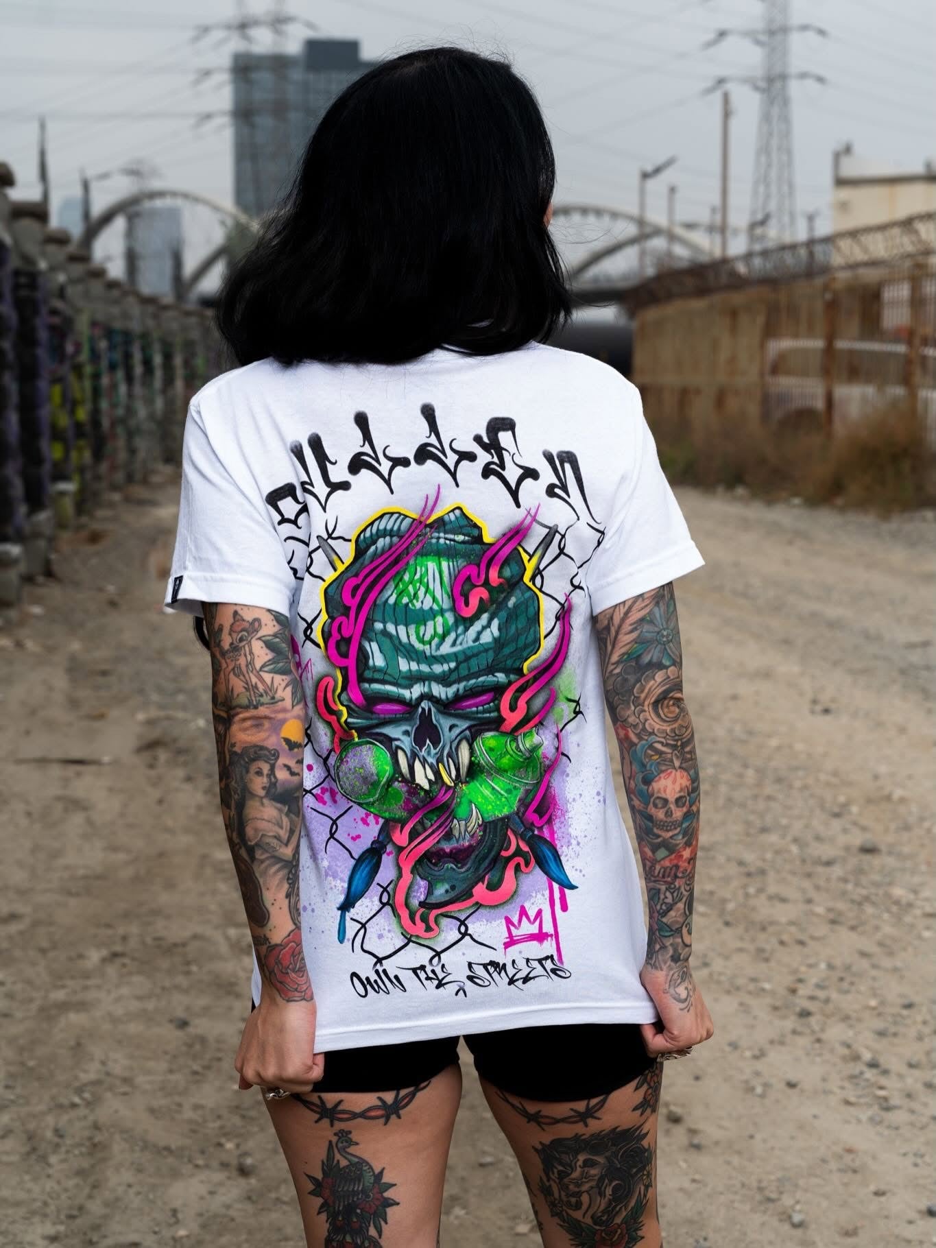 SULLEN CLOTHING CHEMICAL SWIRL WHITE STANDARD T-SHIRT