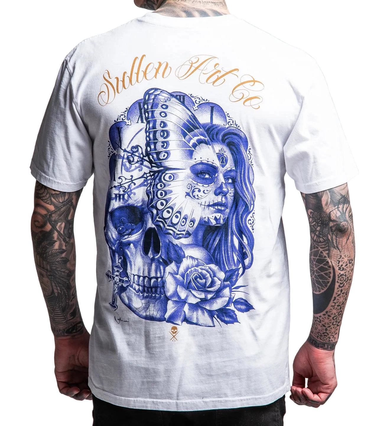 SULLEN CLOTHING NATHAN HARKER WHITE PREMIUM T-SHIRT
