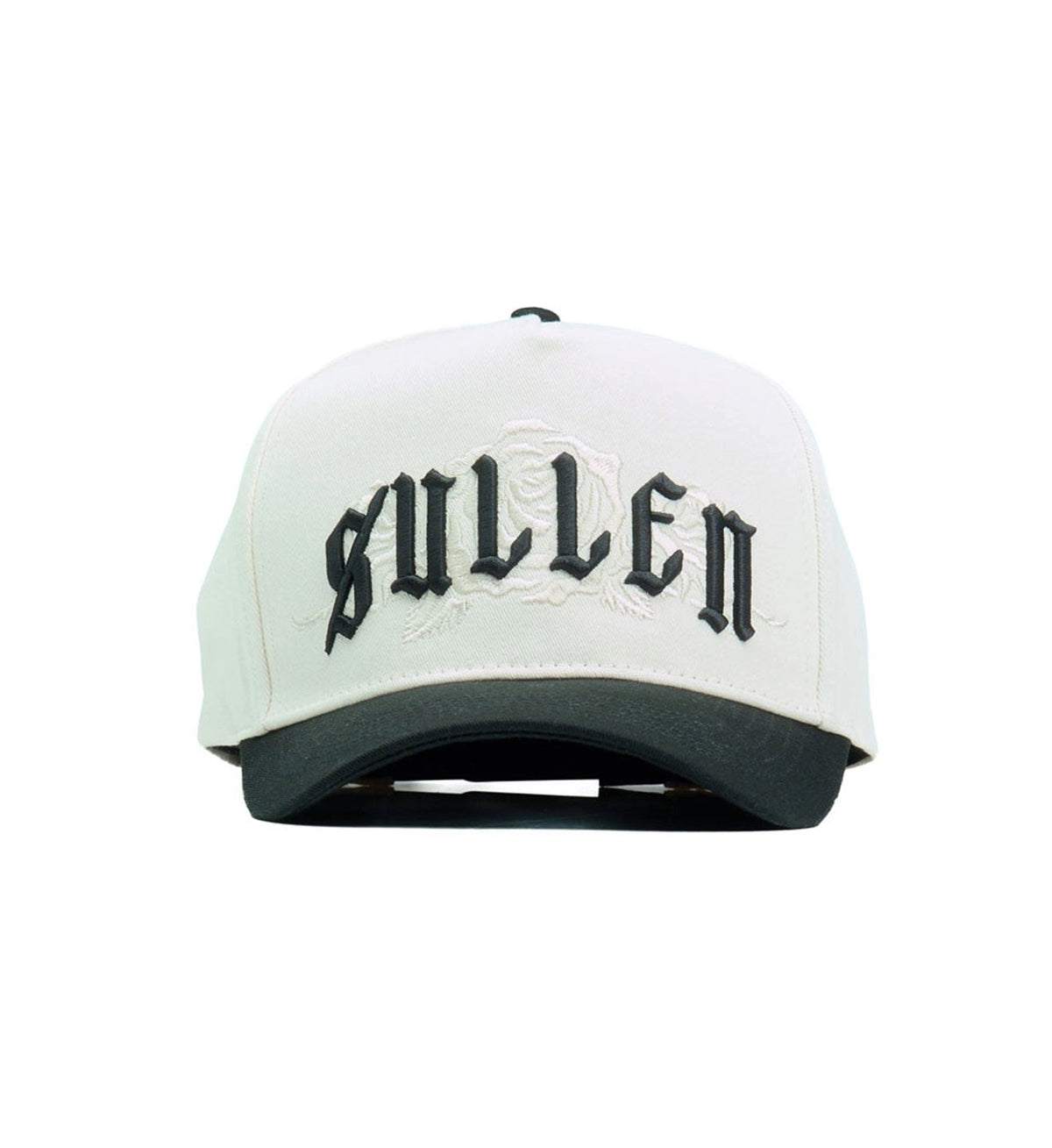 SULLEN CLOTHING PLEASURES OFF WHITE & BLACK SNAPBACK CAP