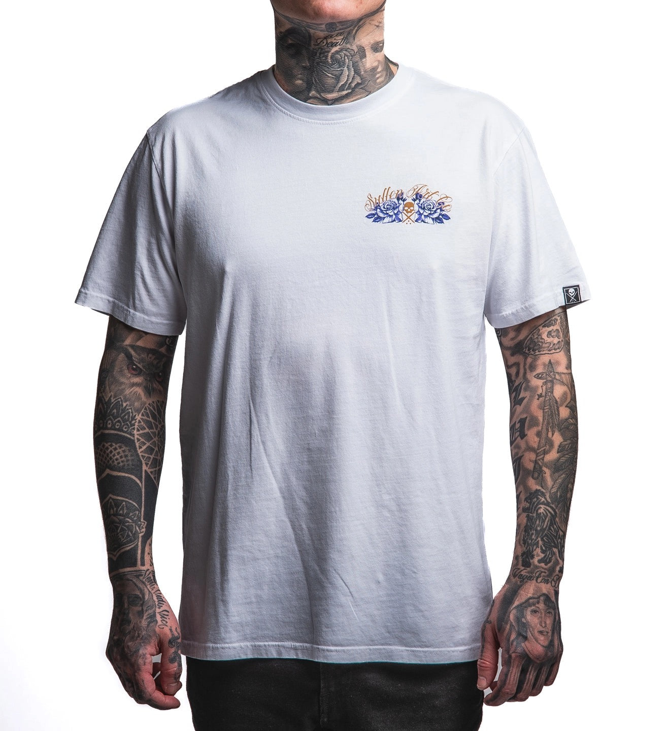 SULLEN CLOTHING NATHAN HARKER WHITE PREMIUM T-SHIRT