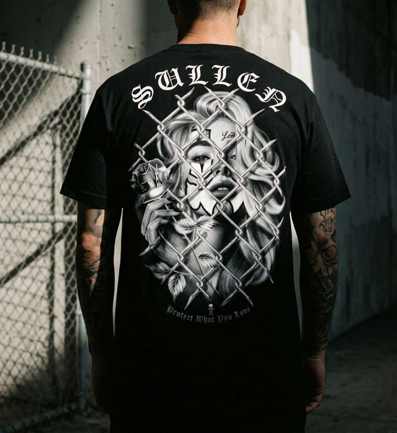 SULLEN CLOTHING FORBIDDEN LOVE "1 TON" OVERSIZED HEAVYWEIGHT PREMIUM T-SHIRT