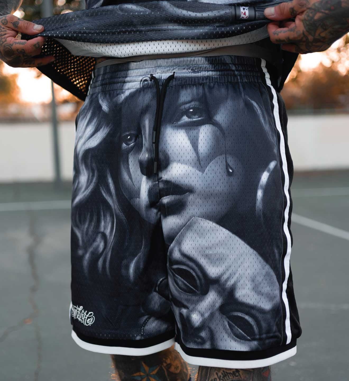 SULLEN CLOTHING CLOWNING MESH SHORTS