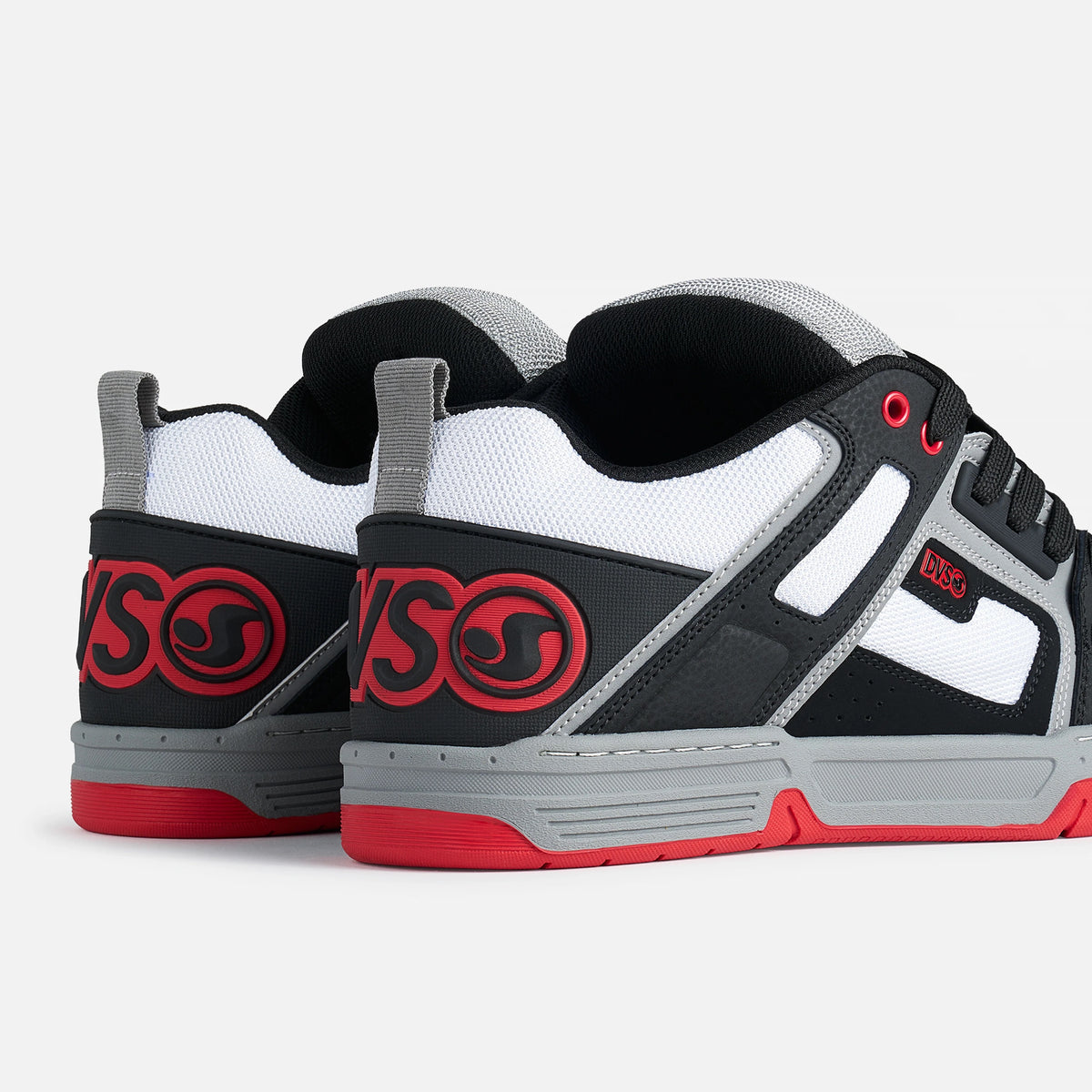 DVS COMANCHE SKATE SHOES BLACK WHITE CHARCOAL TRAINERS