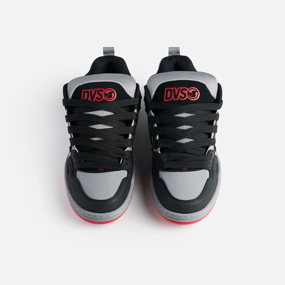 DVS COMANCHE SKATE SHOES BLACK WHITE CHARCOAL TRAINERS
