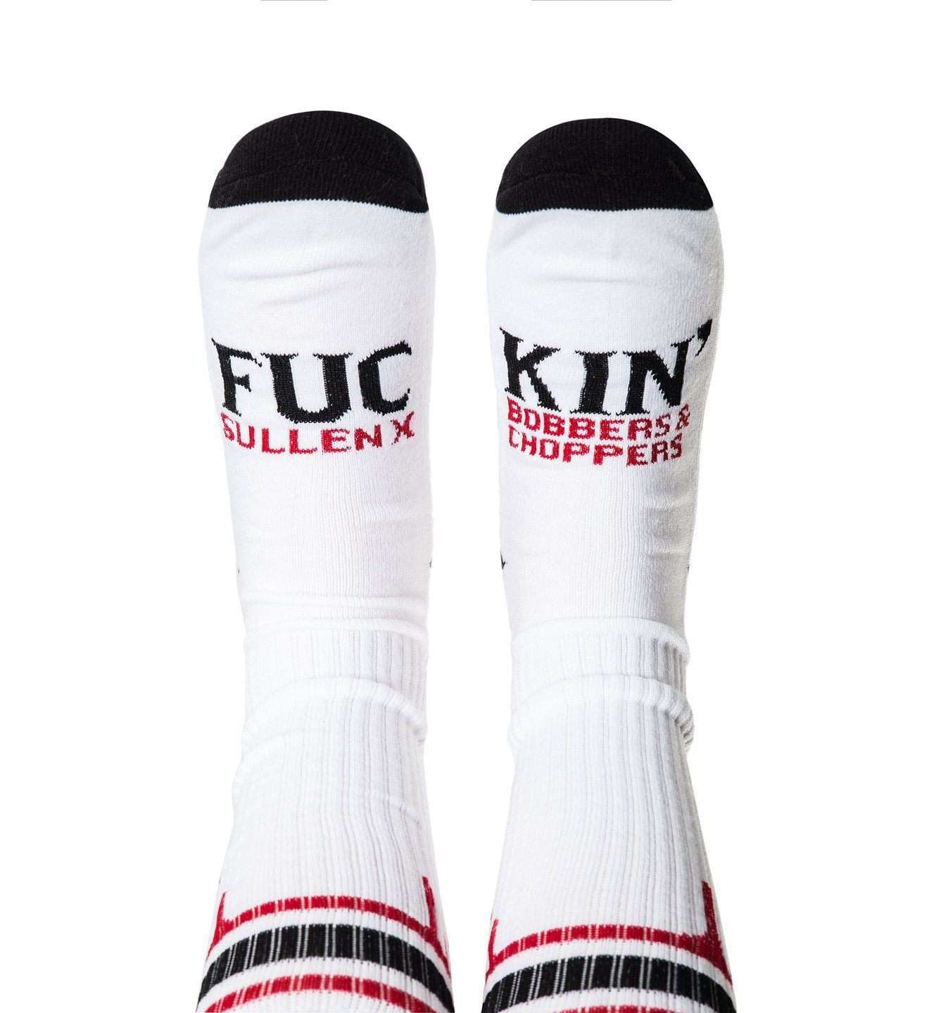 SULLEN CLOTHING DON'T DIE HIGH WHITE SOCKS