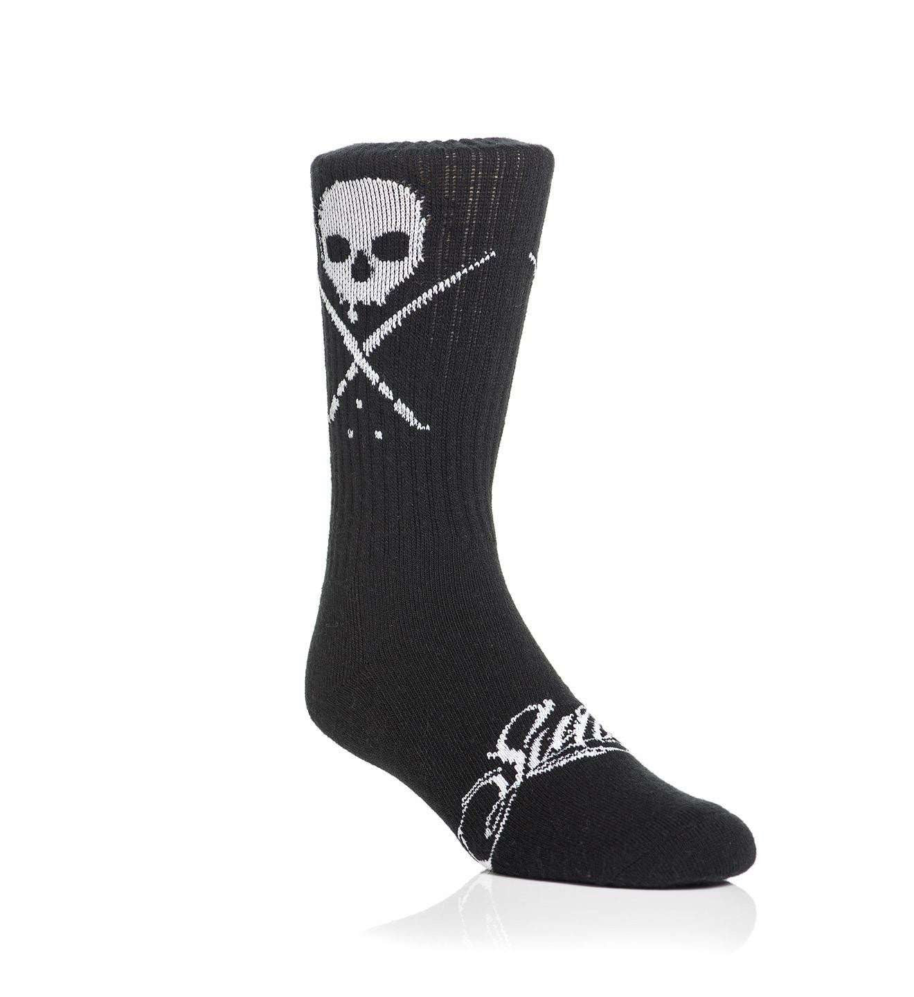 SULLEN CLOTHING STANDARD ISSUE BLACK & WHITE SOCKS (UK 6-11)