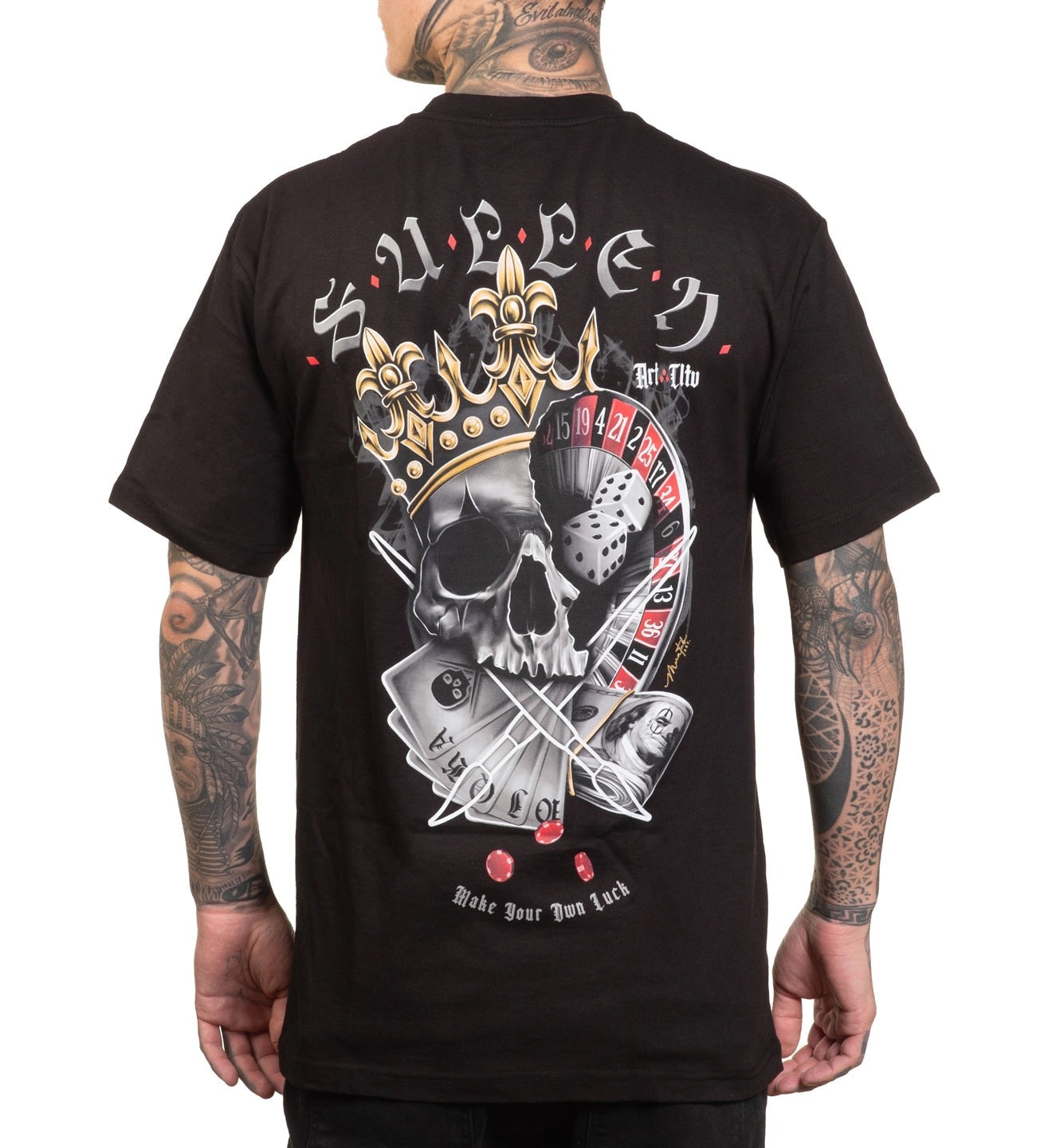 SULLEN CLOTHING MAKE YOUR LUCK STANDARD T-SHIRT