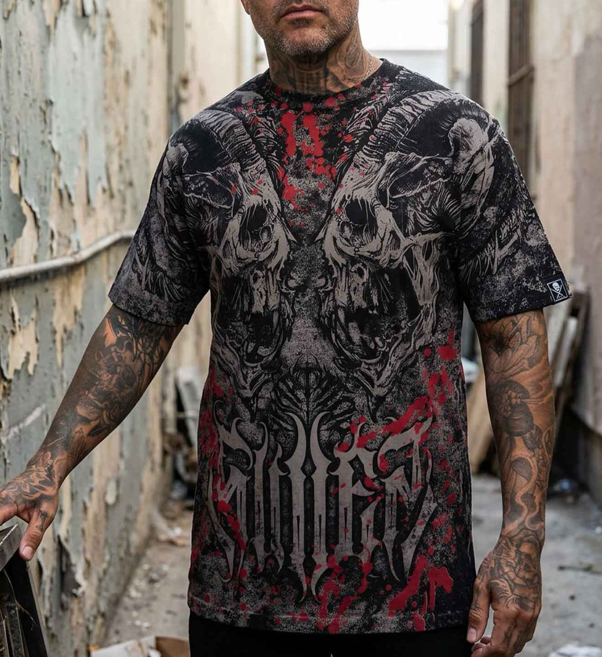 SULLEN CLOTHING CHAPTA ALL OVER PRINT PREMIUM T-SHIRT