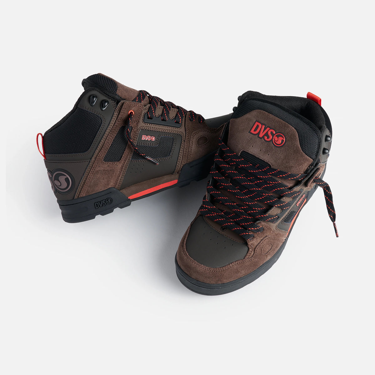 DVS COMANCHE BOOT COFFEE BLACK ORANGE TRAINERS