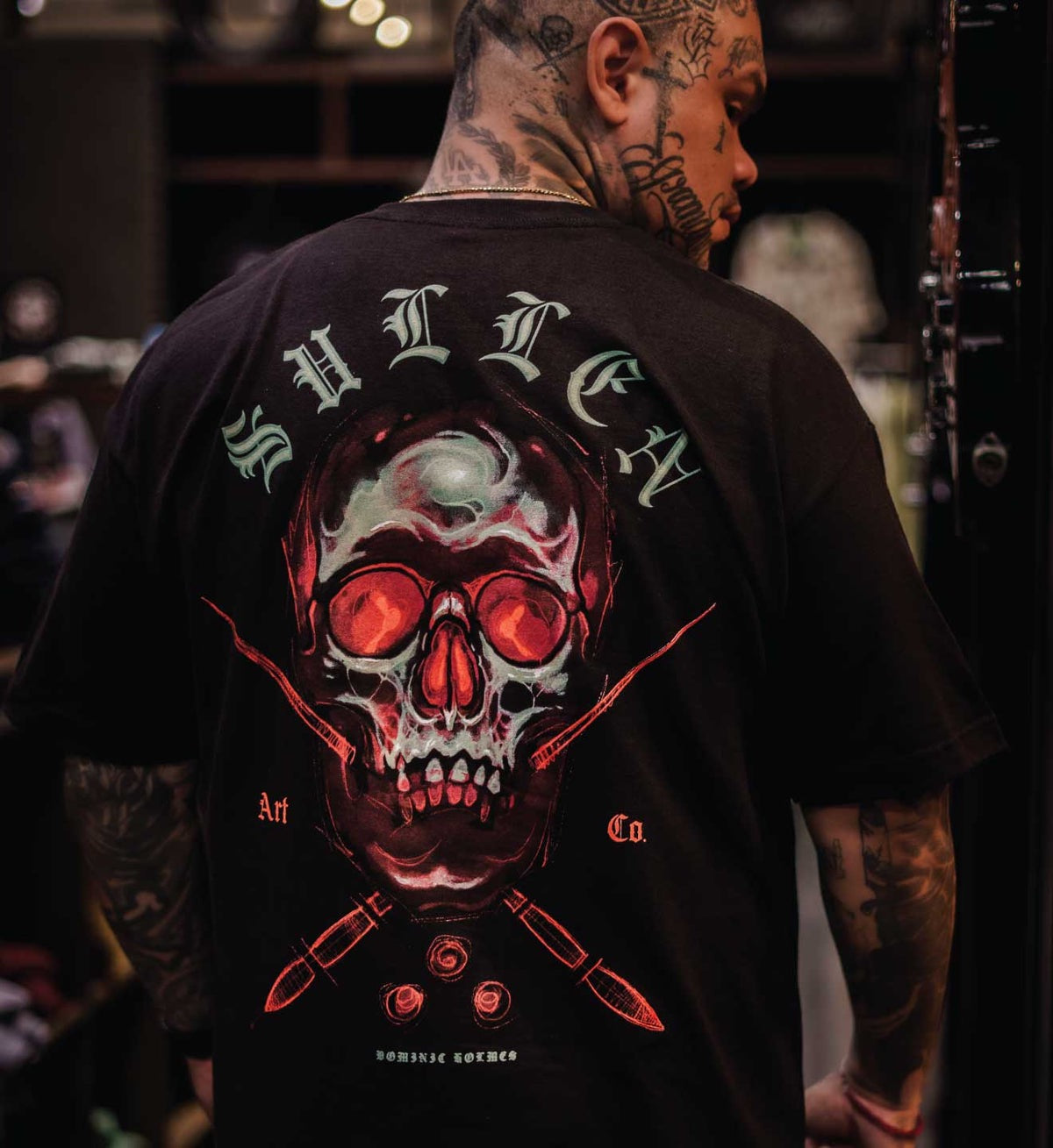 SULLEN CLOTHING GLOW SKULL STANDARD T-SHIRT