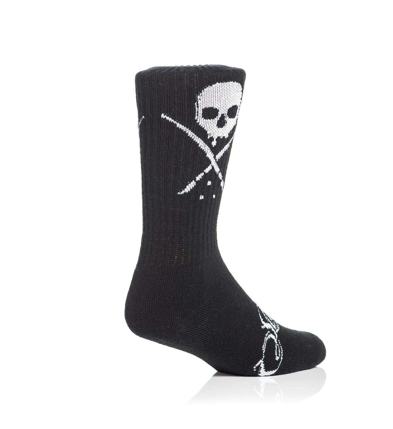 SULLEN CLOTHING STANDARD ISSUE BLACK & WHITE SOCKS (UK 6-11)