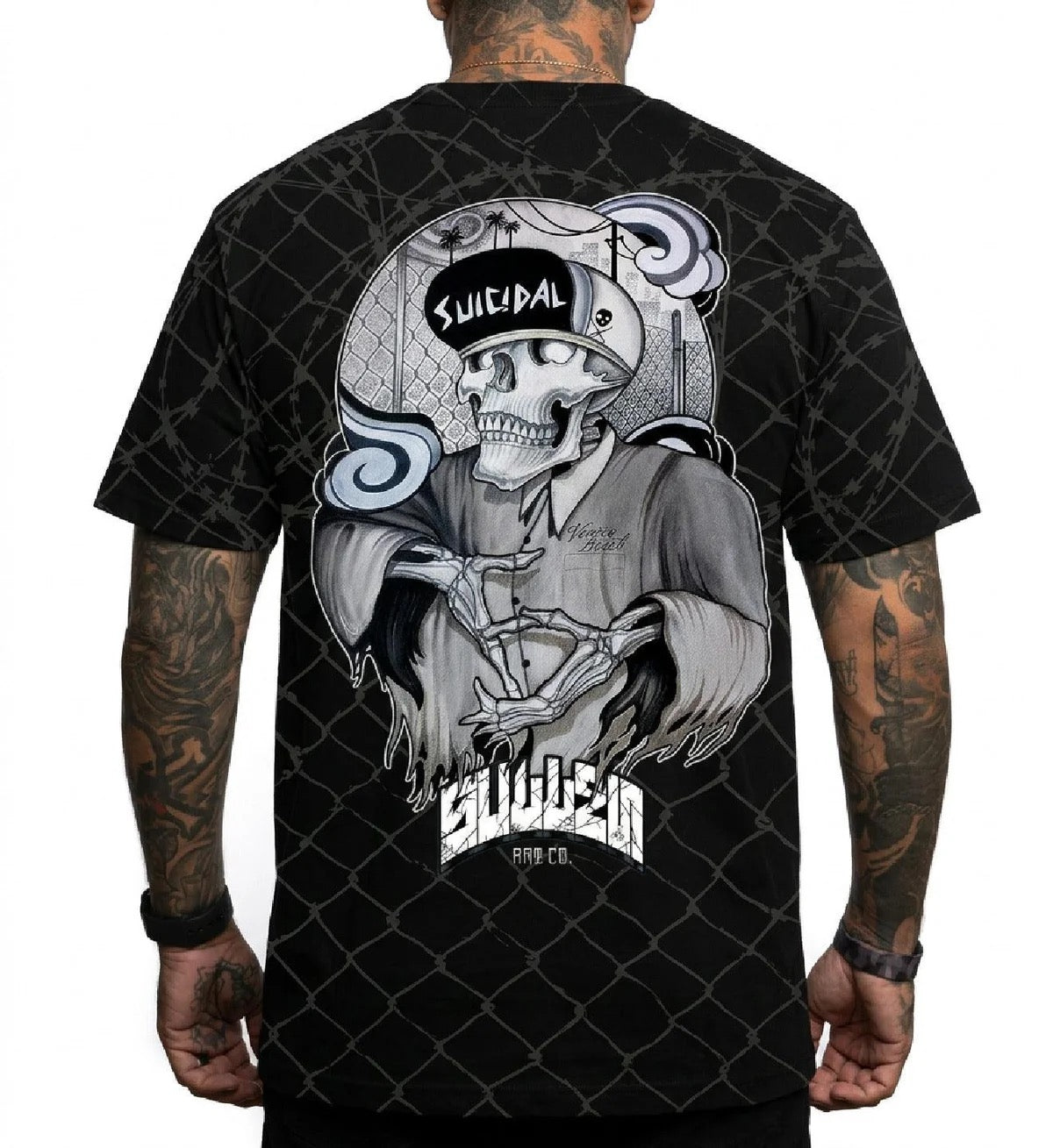 SULLEN CLOTHING X SUICIDAL TENDENCIES ST X SAC "1 TON" OVERSIZED HEAVYWEIGHT PREMIUM T-SHIRT (Copy)