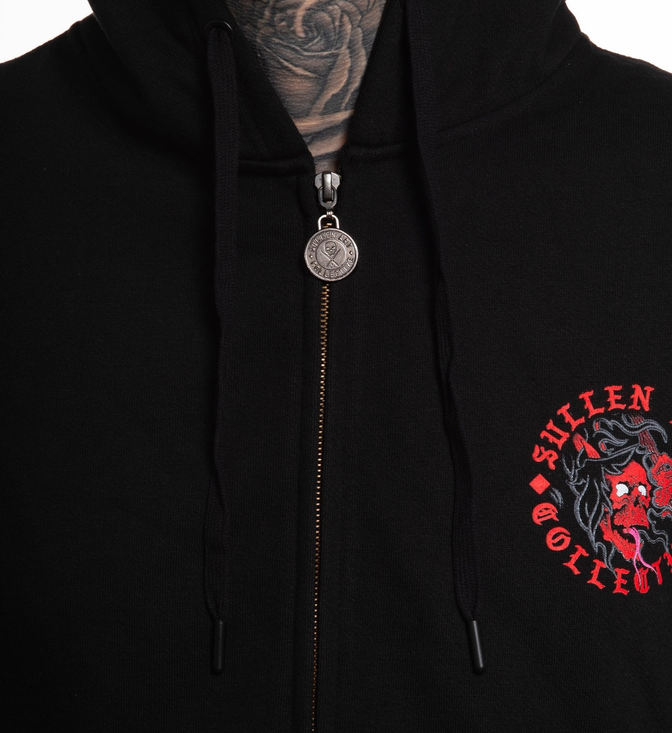 SULLEN CLOTHING REAPER DRAGON ZIP HOODIE