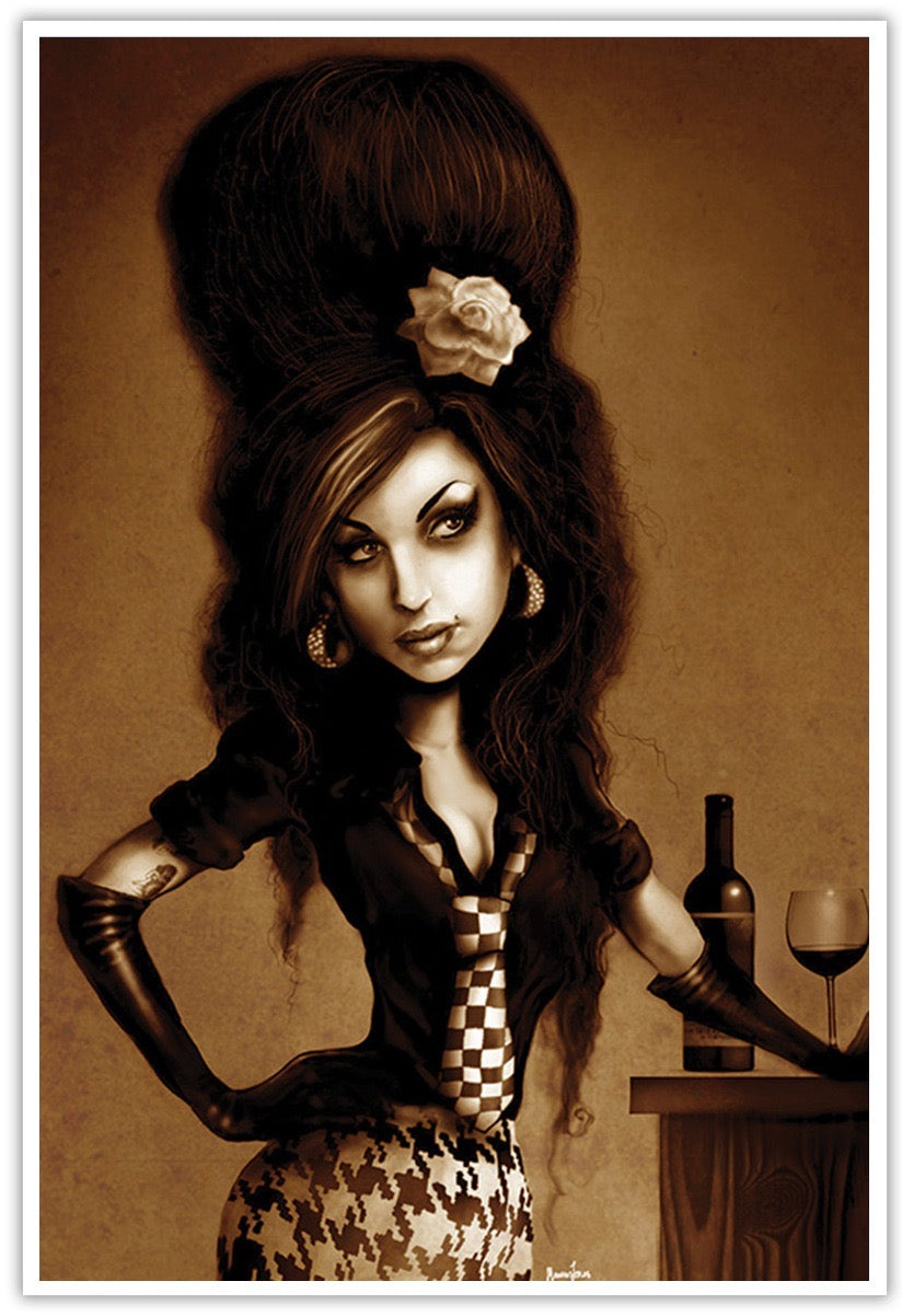 AMY WINEHOUSE ART PRINT