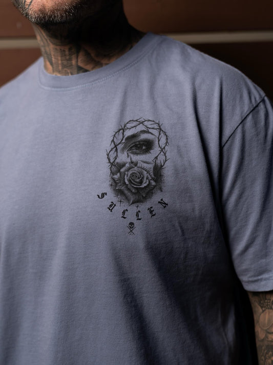 SULLEN CLOTHING PRAYERS BLUE STONE GREY PREMIUM T-SHIRT