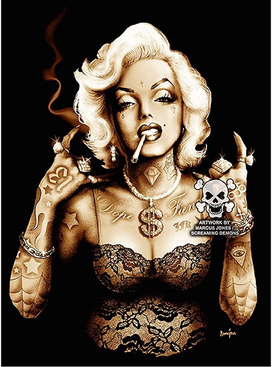 GANSTA MARILYN ART PRINT