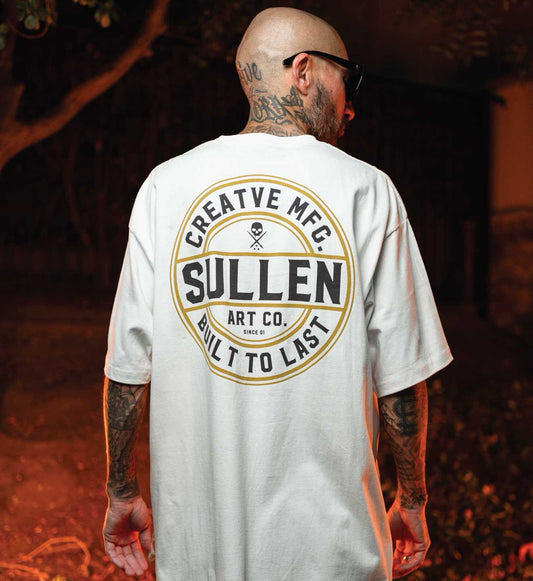 SULLEN CLOTHING CREATIVE CORP WHITE STANDARD T-SHIRT