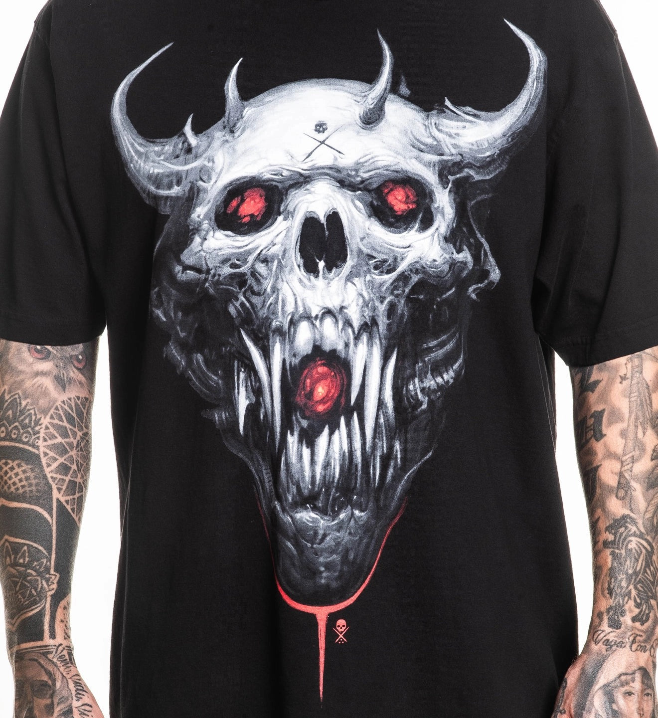 SULLEN CLOTHING ROMAN SKULL "1 TON" OVERSIZED PREMIUM HEAVYWEIGHT T-SHIRT