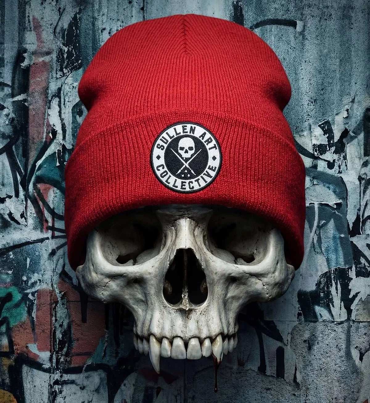 SULLEN CLOTHING BOH RED BEANIE HAT