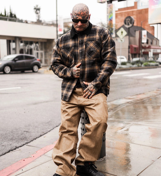 SULLEN CLOTHING  VORTEX QUILTED FLANNEL JACKET