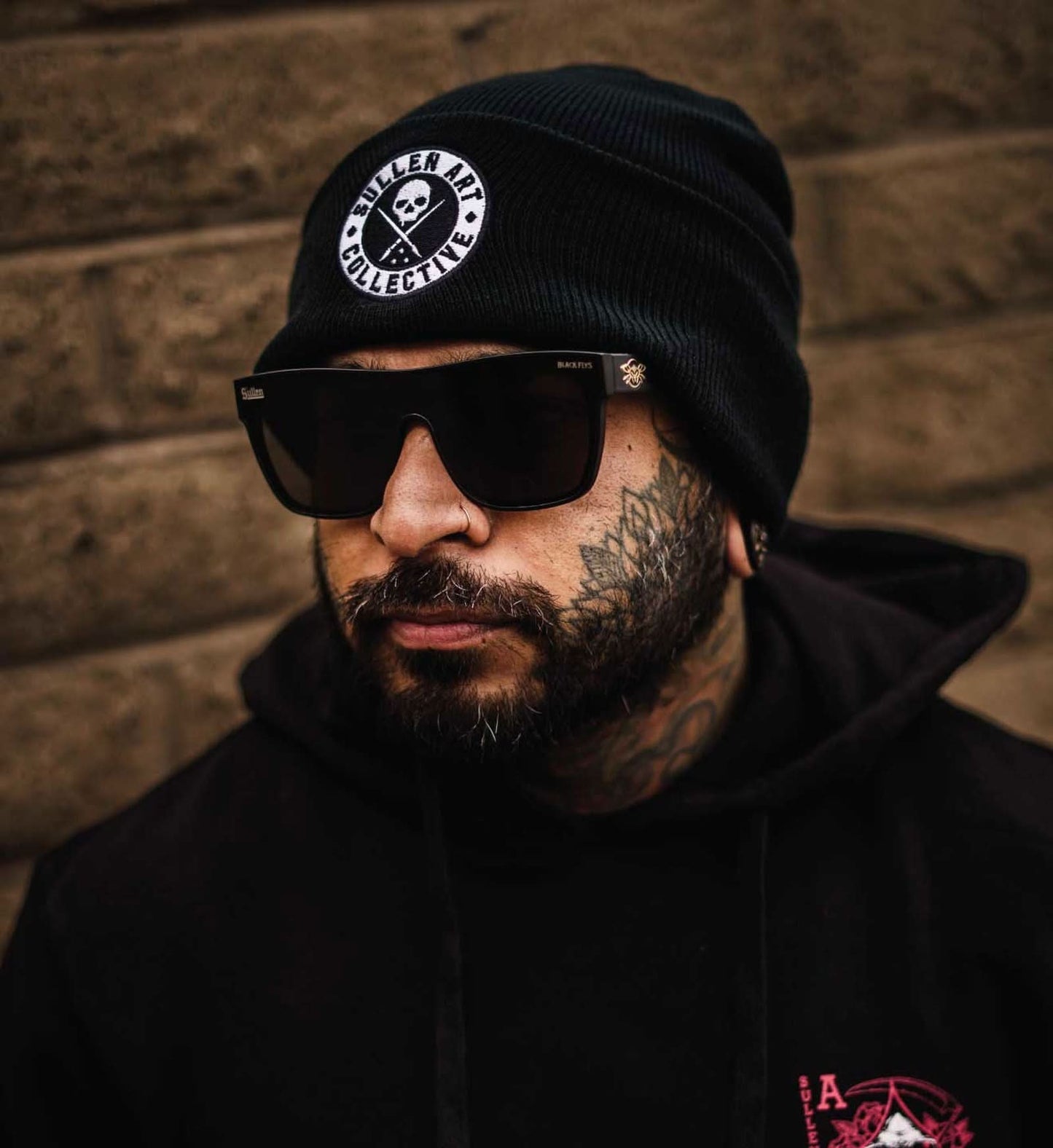 SULLEN CLOTHING BOH BLACK BEANIE HAT