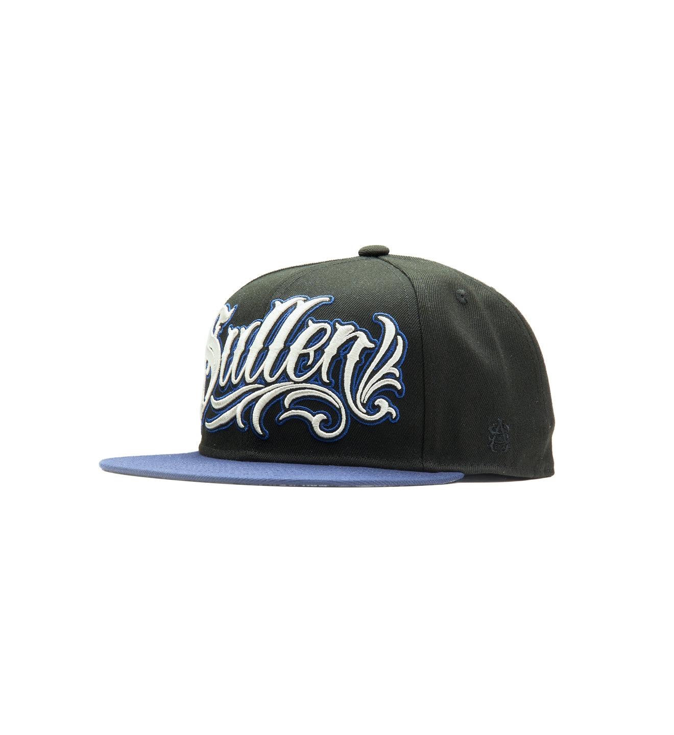 SULLEN CLOTHING NATHAN HARKER BLACK & BLUE SNAPBACK CAP