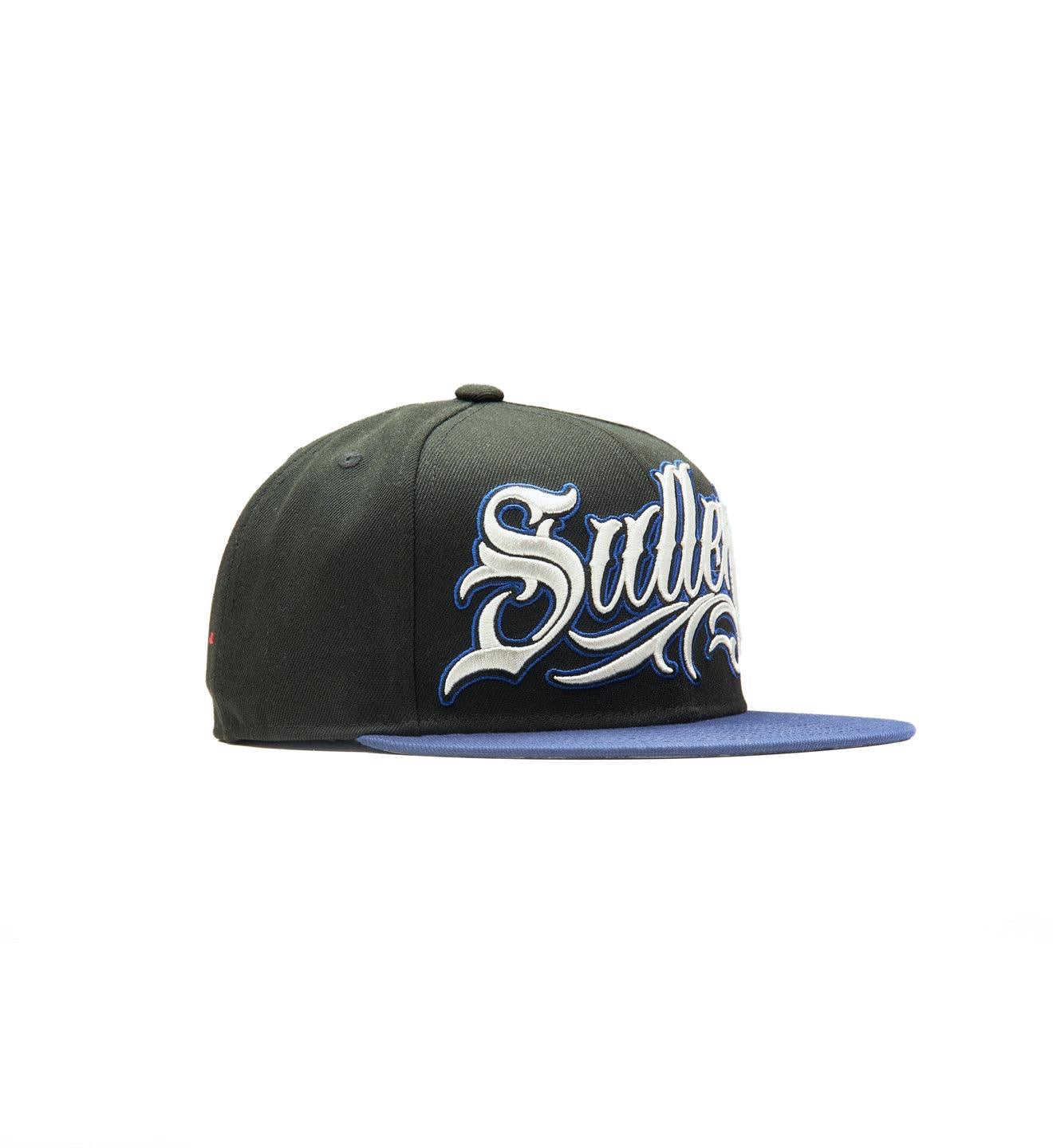 SULLEN CLOTHING NATHAN HARKER BLACK & BLUE SNAPBACK CAP
