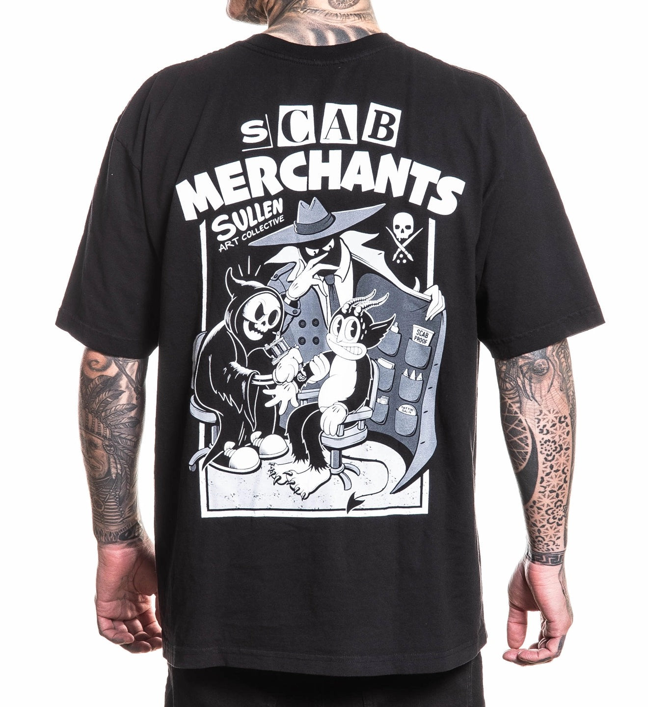 SULLEN CLOTHING SCAB MERCHANTS '1 TON' OVERSIZED PREMIUM HEAVYWEIGHT T-SHIRT