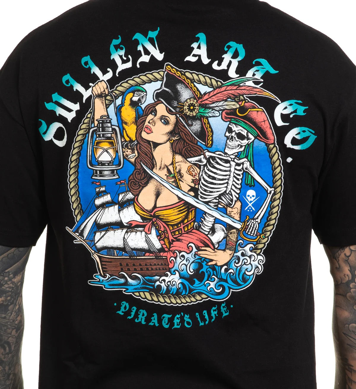 SULLEN CLOTHING PIRATE PINUP STANDARD T-SHIRT