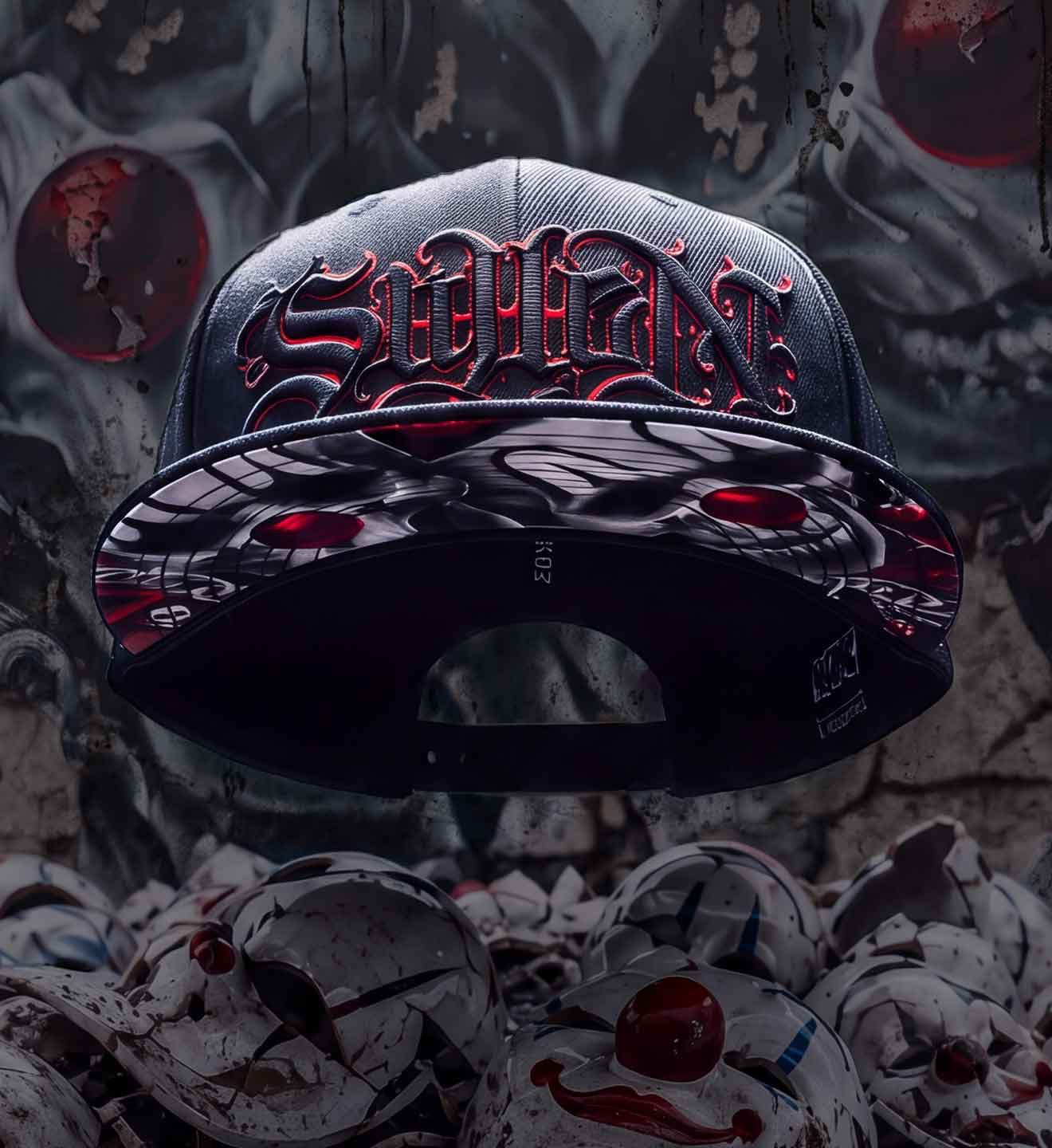 SULLEN CLOTHING HIGH & LOW BLACK SNAPBACK CAP