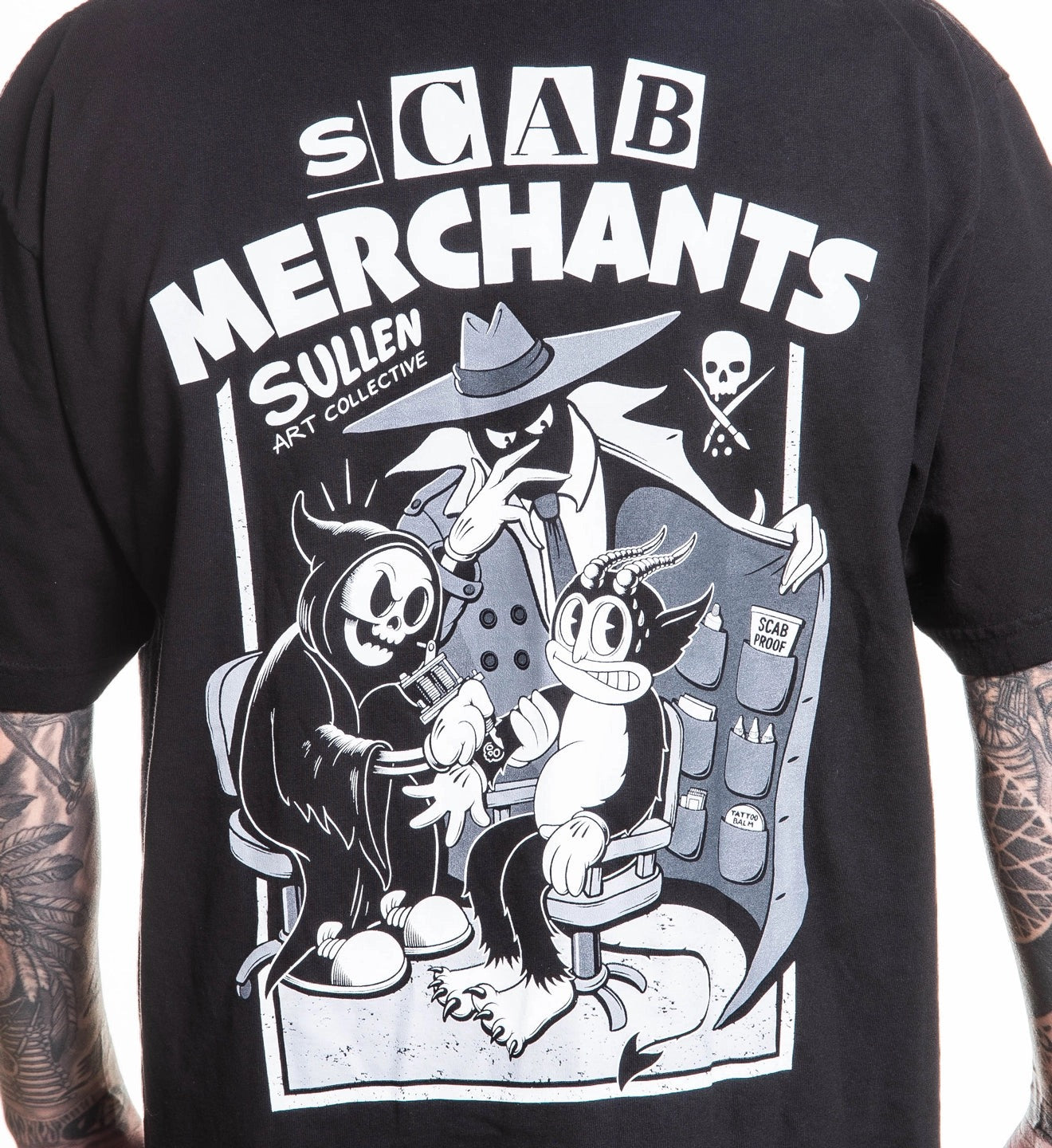 SULLEN CLOTHING SCAB MERCHANTS '1 TON' OVERSIZED PREMIUM HEAVYWEIGHT T-SHIRT