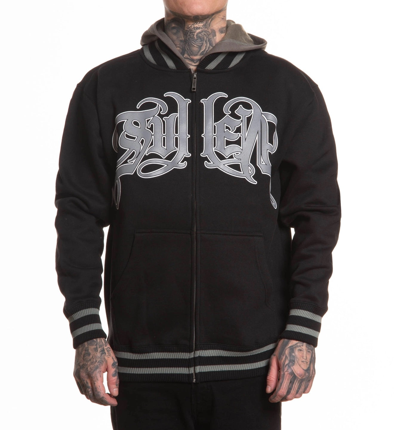 SULLEN CLOTHING S DICE ZIP UP FLEECE HOODIE